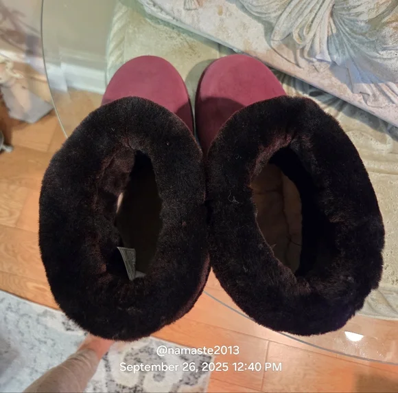 Ugg Limited Edition Fluff Mini Boots Shearling Fur Designer Fur Wool #186 - Picture 9 of 15